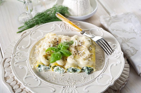 Cannelloni mit Spinat-Ricotta-Füllung • Genius Rezeptwelt
