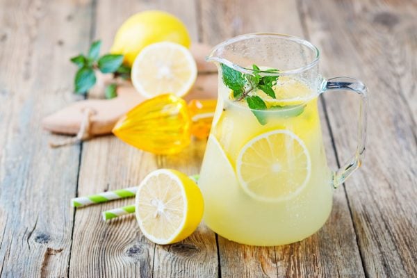 Erfrischende Zitronenlimonade
