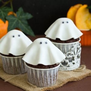 Halloween - Gespenster-Muffins