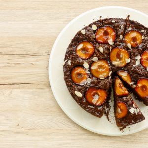 Schokoladenkuchen aus Backpflaumen