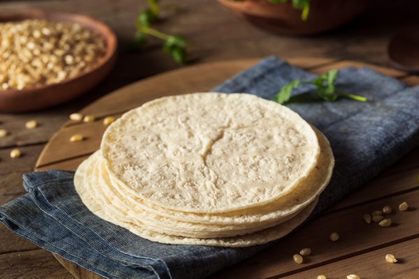 Selbstgemachte Tortillas