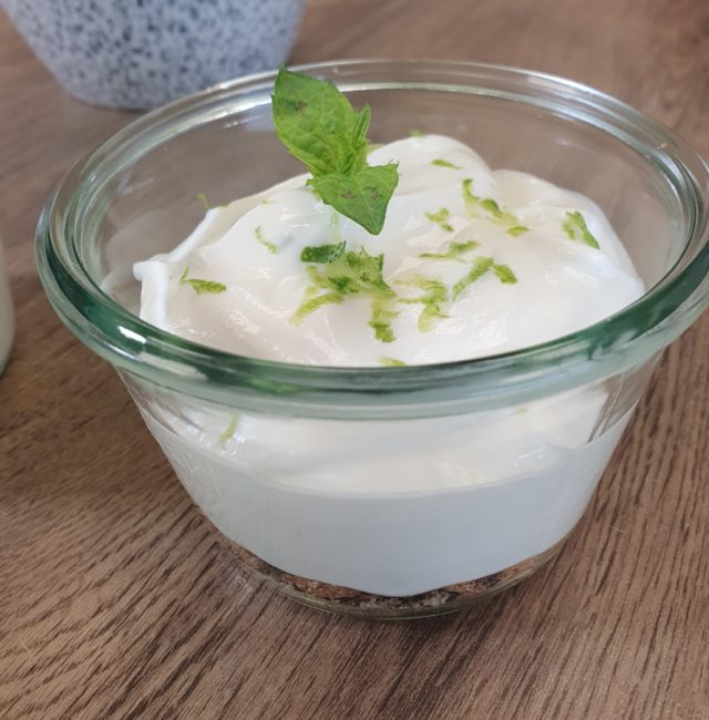 Joghurt-Limetten-Dessert