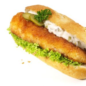 Knuspriges Backfischbrötchen