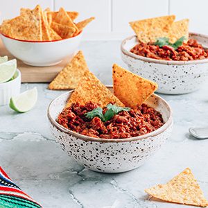 Chili sin Carne mit Tofu