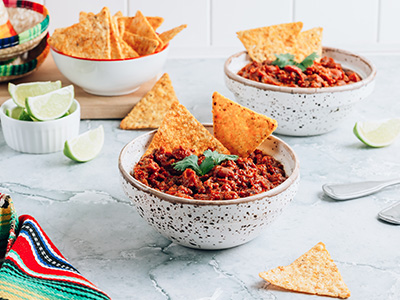 Chili sin Carne mit Tofu